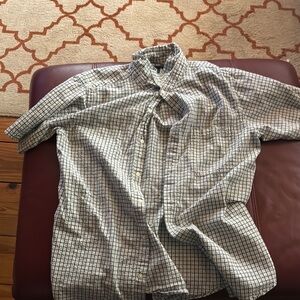 Men's Plaid Button-Up Shirt